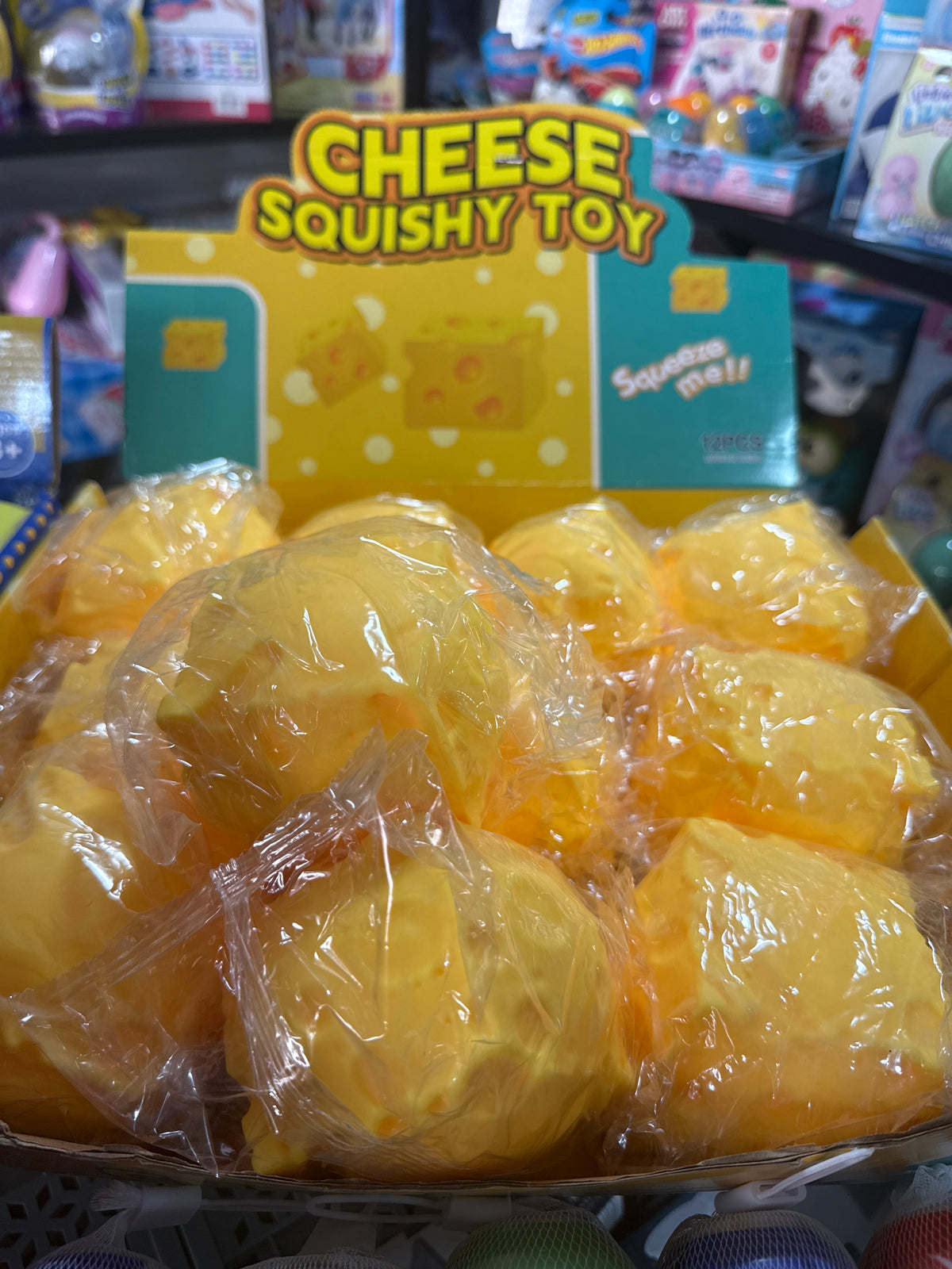 Large Cheese Squishy Toy