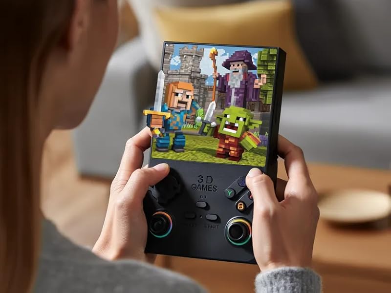 Porodo Gaming 4" Square Display Retro Handheld Game Console