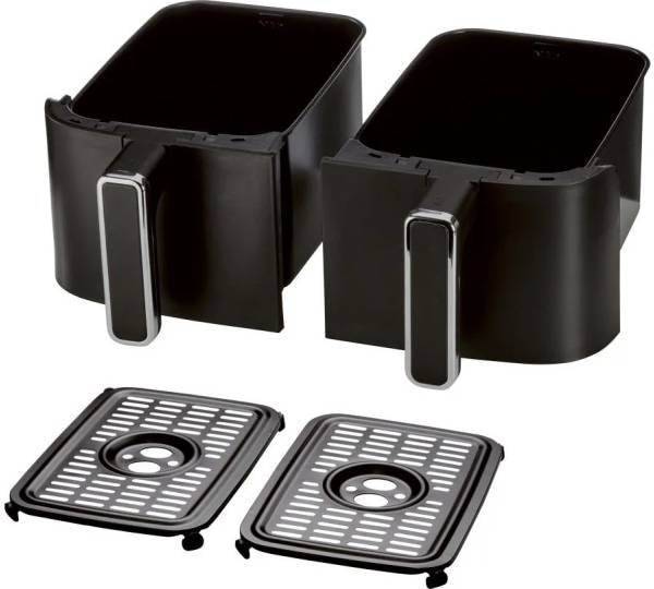Silvercrest Dual-Zone Air Fryer SHFDD 2600 B2, 8.7 L