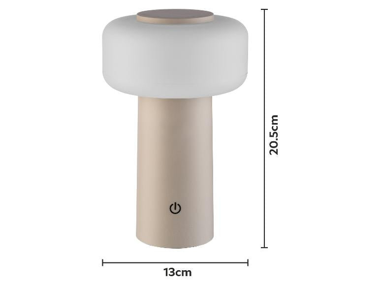 Bed side table cordless lamp