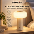 Bed side table cordless lamp