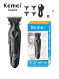 KEMEI 2269 Hair Clippers Men Professional T Blade Zero Gap Trimmer
