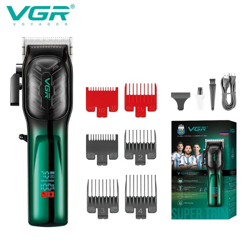 VGR V-654 Professional Hair Clipper – USB Rechargeable
