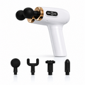 Massage Dual Head Wireless Vibration Massage Gun with 4 Massage Heads