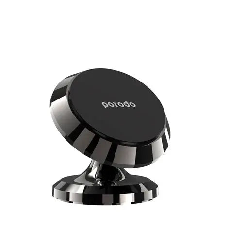 Porodo 4 Circular Discs Magnetic Car Mount - Black