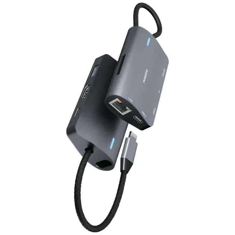 Porodo 7-IN-1 Multi Port USB-C Hub