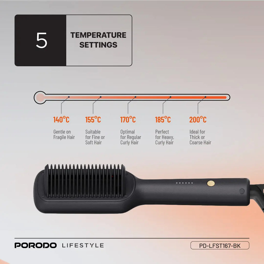 Porodo Hair Straightener Comb