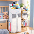 Hanging nursery organizer with pockets and storage compartments