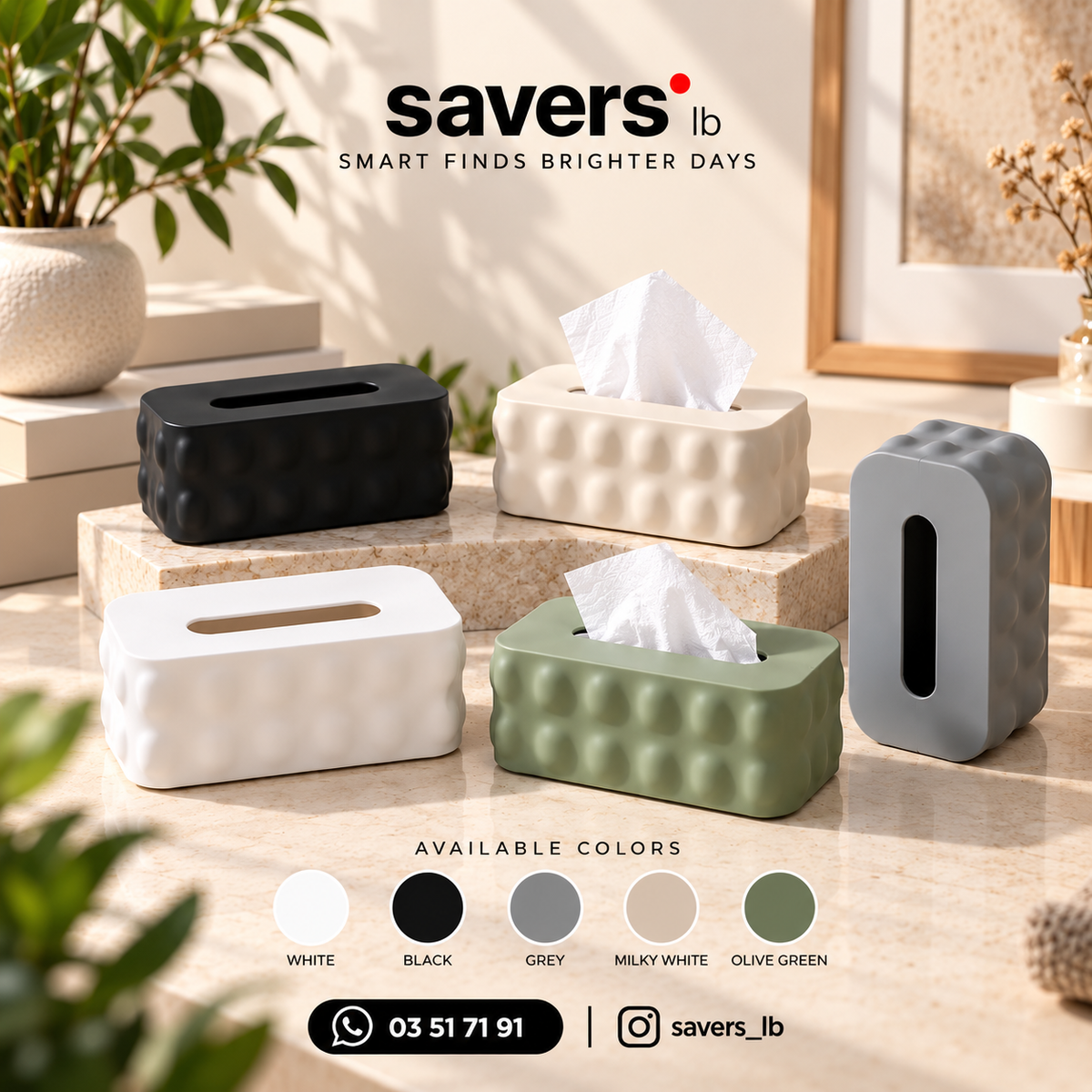 Plastic Tissue Box