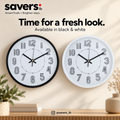 Modern Round Wall Clock 30 cm