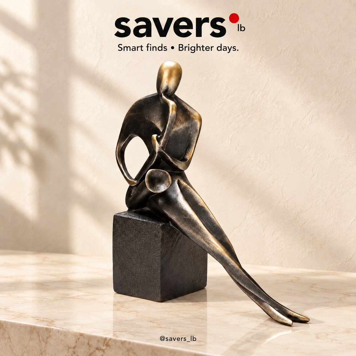 Abstract Modern Art Saxophonist Sculpture