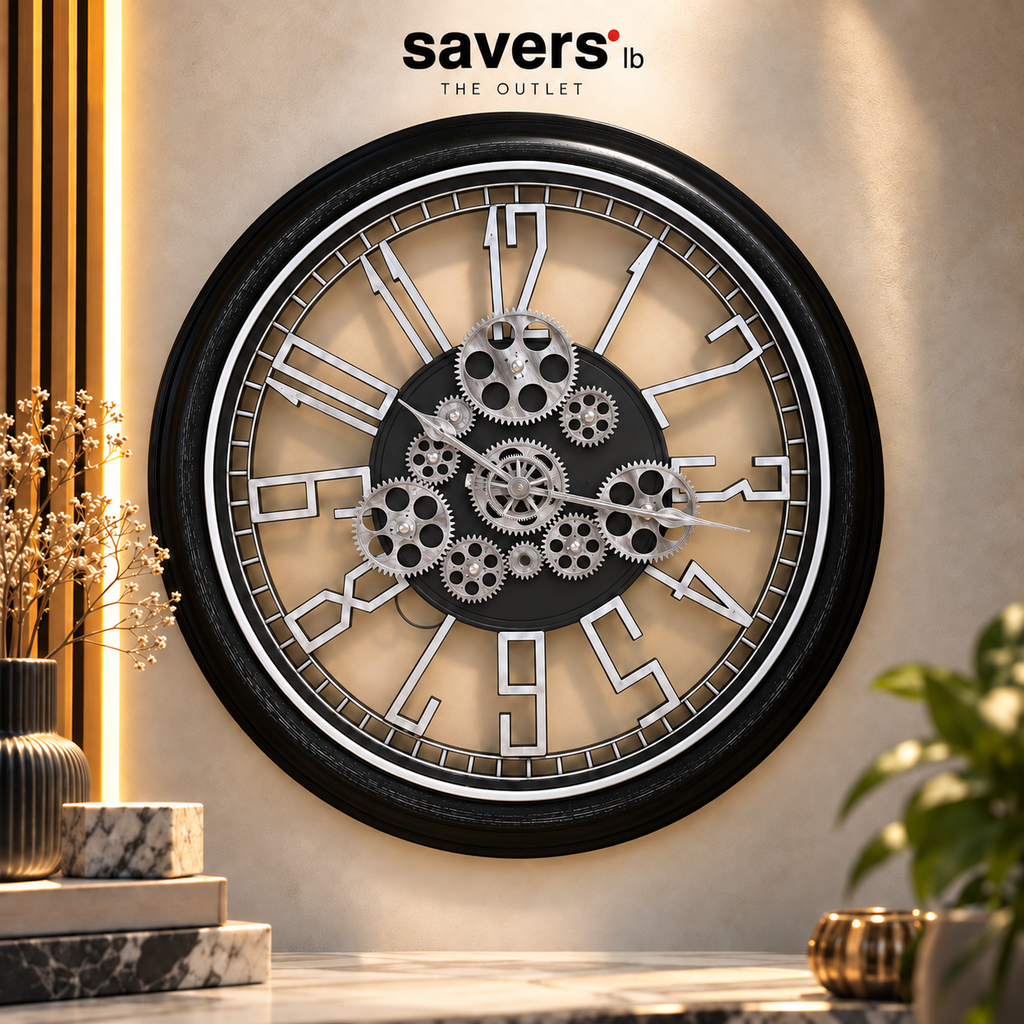 Industrial Gear Wall Clock