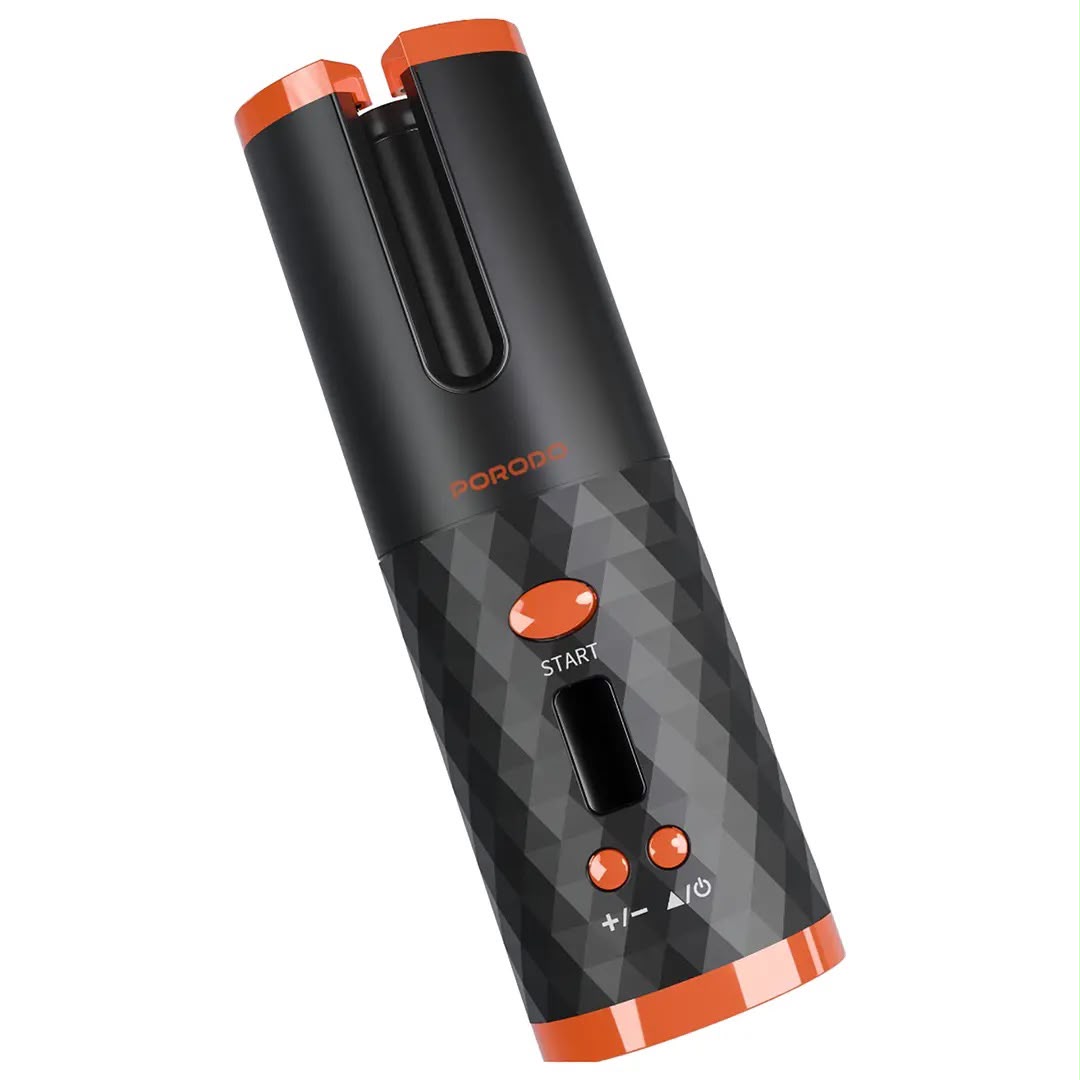 Porodo Lifestyle Automatic Hair Curler, a cordless hair styling tool