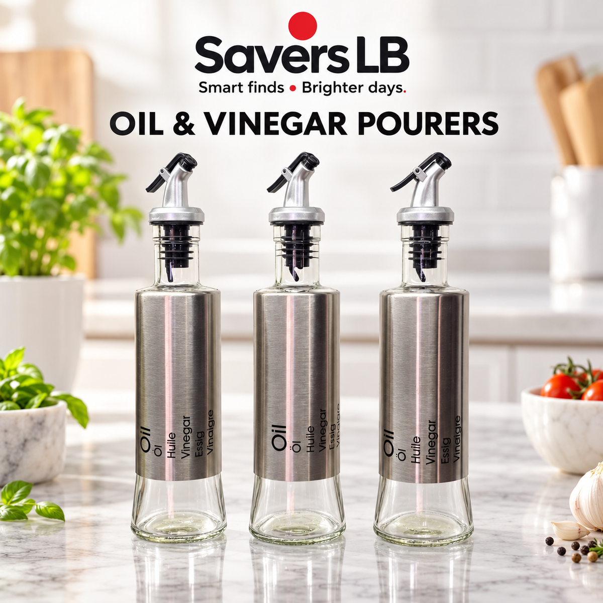Oil & Vinegar Pourers